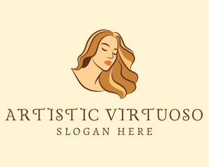 Woman Hair Salon logo design