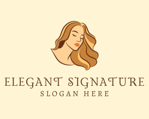 Woman Hair Salon logo design