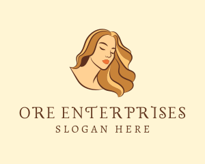 Woman Hair Salon logo design