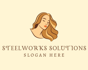 Woman Hair Salon logo design