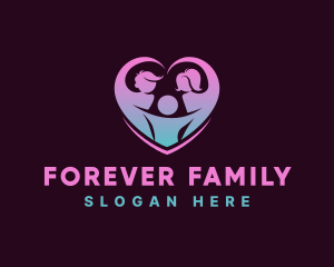 Family Heart People logo design