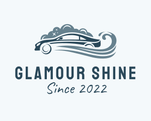 Shining Car Wash Cleaning  logo design