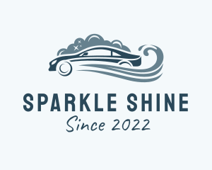 Shining Car Wash Cleaning  logo design