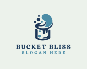 Paint Bucket Home Maintenance logo design