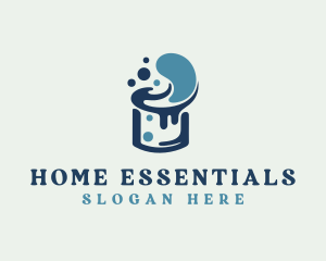 Paint Bucket Home Maintenance logo design