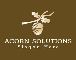 Golden Acorn Branch logo design