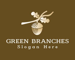 Golden Acorn Branch logo design