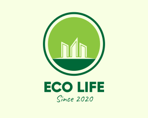 Green Eco Condominium logo design