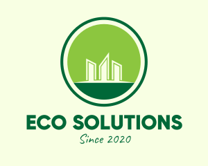 Green Eco Condominium logo design