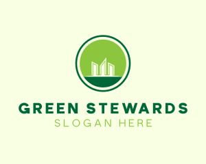 Green Eco Condominium logo design