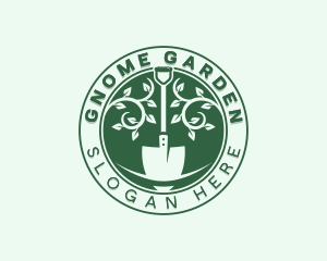 Eco Shovel Gardening logo design