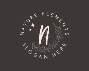 Leaf Nature Beauty logo design