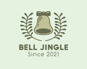 Holiday Christmas Bell logo design