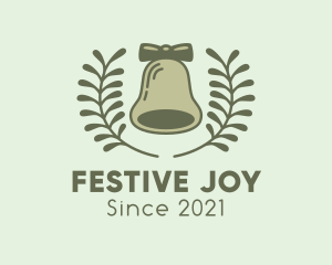 Holiday Christmas Bell logo