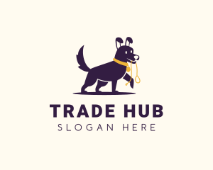 Puppy Dog Leash Logo