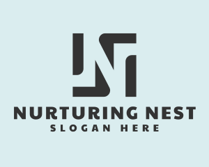 Business Firm Letter N logo design