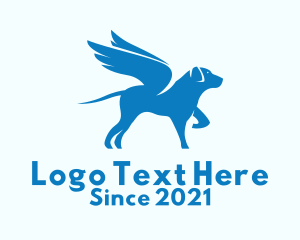 Blue Winged Dog  logo