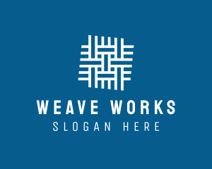 Weave Tile Interior Design  logo design