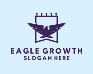 Flying Eagle Avian Flag logo design