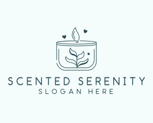 Candle Aromatherapy Spa logo design