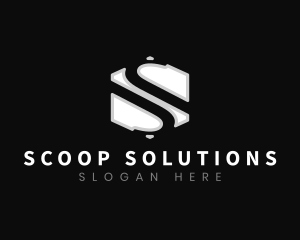 Business Company Modern Letter S logo design