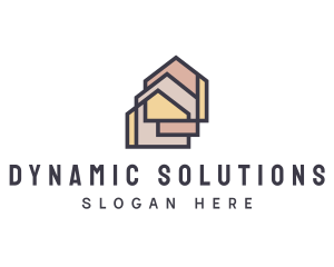  House Apartment Realty logo design