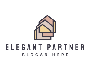  House Apartment Realty logo design