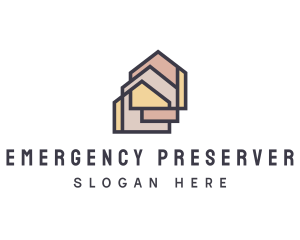  House Apartment Realty logo design