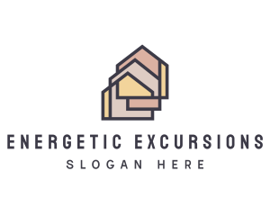  House Apartment Realty logo design