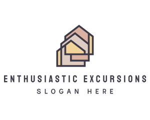  House Apartment Realty logo design