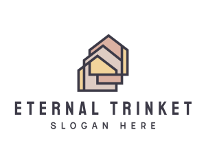  House Apartment Realty logo design