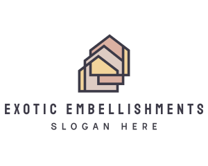  House Apartment Realty logo design