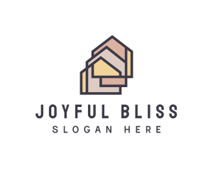  House Apartment Realty logo design