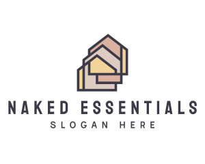  House Apartment Realty logo design