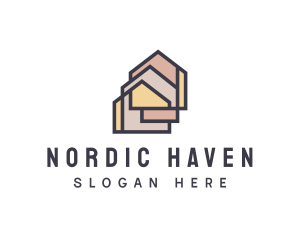  House Apartment Realty logo design