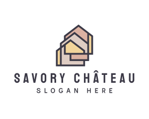  House Apartment Realty logo design