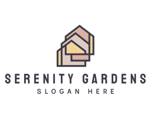  House Apartment Realty logo design