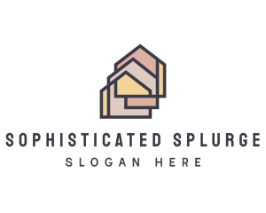  House Apartment Realty logo design