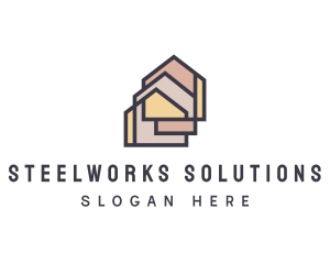  House Apartment Realty logo design