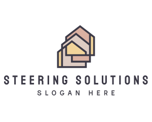  House Apartment Realty logo design