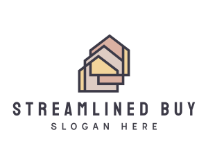  House Apartment Realty logo design