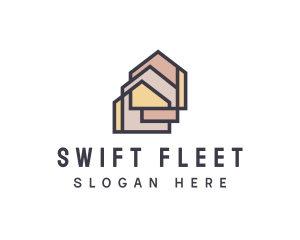  House Apartment Realty logo design