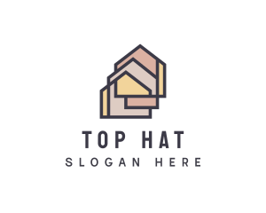  House Apartment Realty logo design