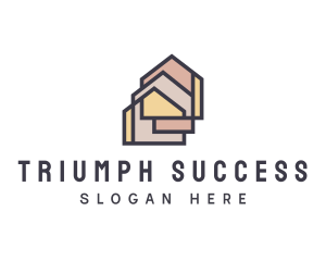  House Apartment Realty logo design