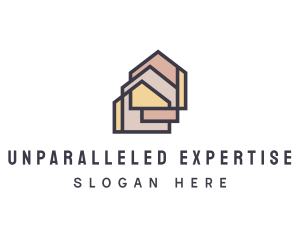  House Apartment Realty logo design