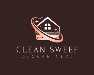 Clean House Flooring  logo design