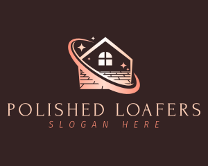 Clean House Flooring  logo design