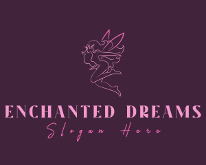 Pink Fairy Beauty logo design