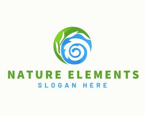 Healthy Natural Water logo design