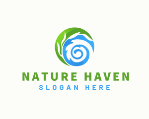 Healthy Natural Water logo design